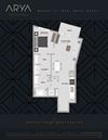 One Bedroom One Bath Warhol 2 Floor Plan One Bedroom One Bath Warhol 2 floor plan at Arya Peachtree, Atlanta